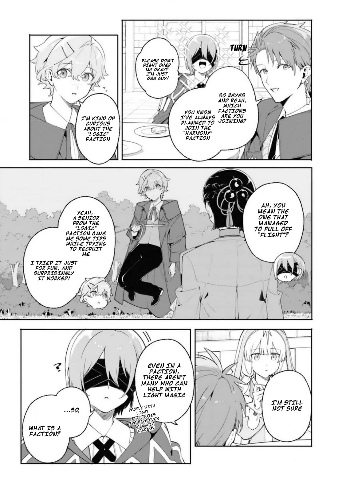 The Magician Kunon Sees Everything Chapter 22 page 3 - Chapter 22: THE FOUR FACTIONS