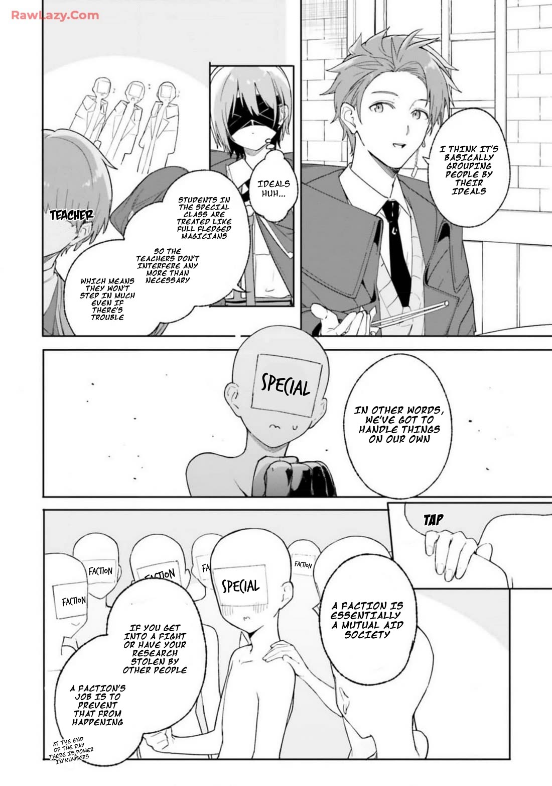 The Magician Kunon Sees Everything Chapter 22 page 4 - Chapter 22: THE FOUR FACTIONS