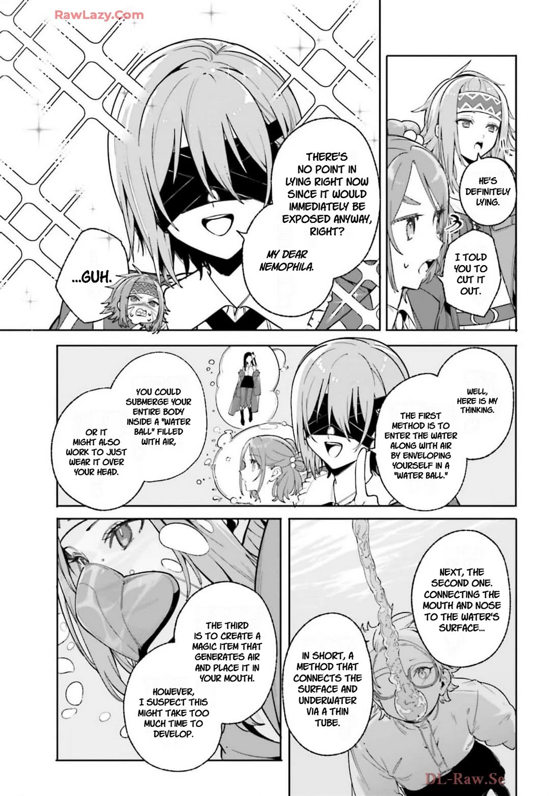 The Magician Kunon Sees Everything Chapter 28 page 7 - Chapter 28: Experimenting with Methods to Breathe Underwater
