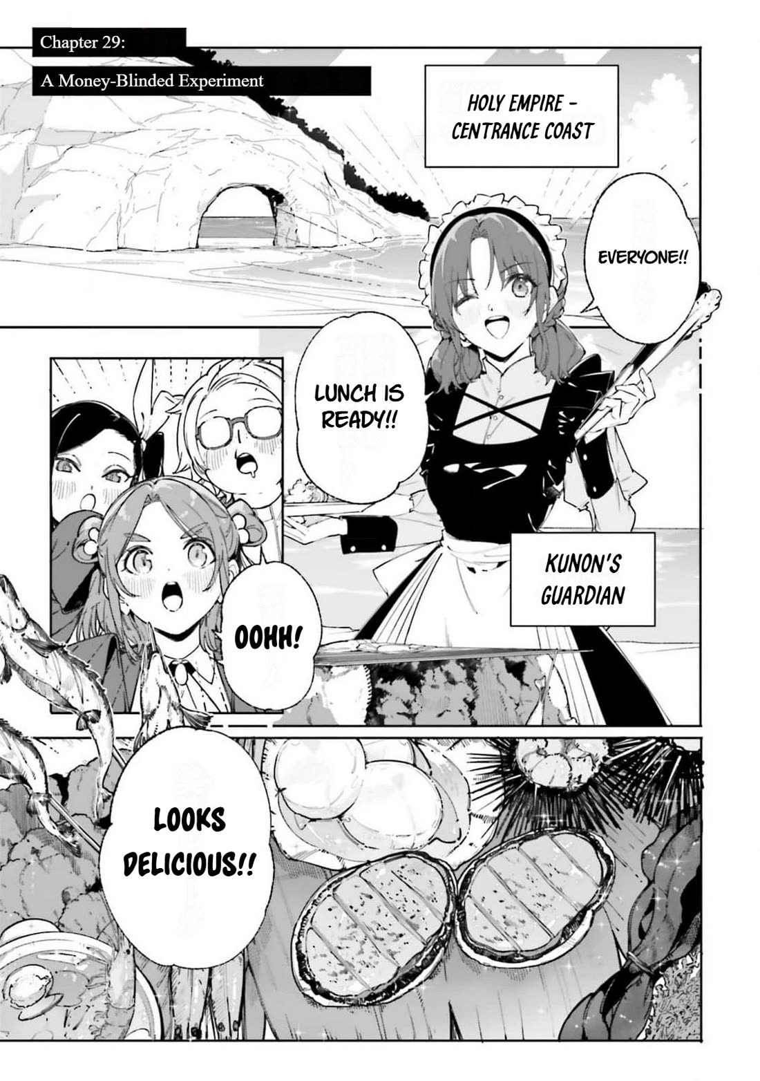 The Magician Kunon Sees Everything Chapter 29 page 1 - Chapter 29: A Money-Blinded Experiment