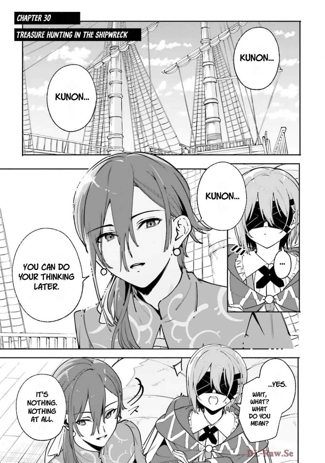 The Magician Kunon Sees Everything Chapter 30 page 1 - Chapter 30: Treasure Hunting in the Shipwreck