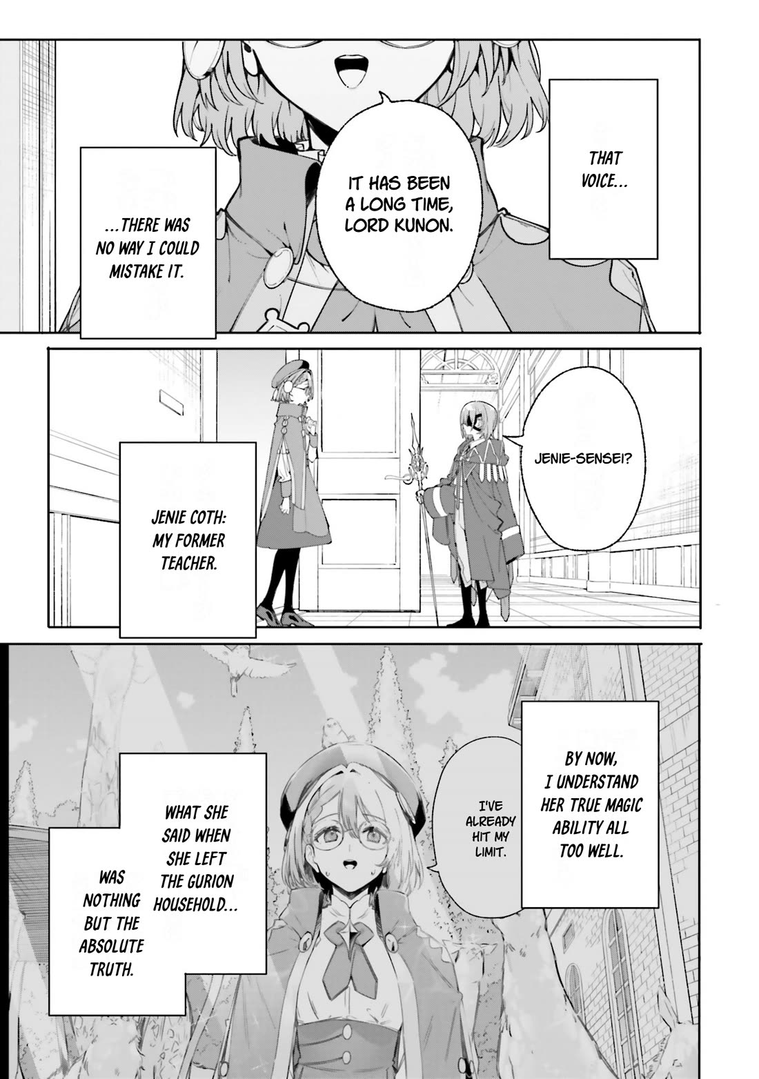 The Magician Kunon Sees Everything Chapter 33 page 1 - Chapter 33: Reunion With My Teacher