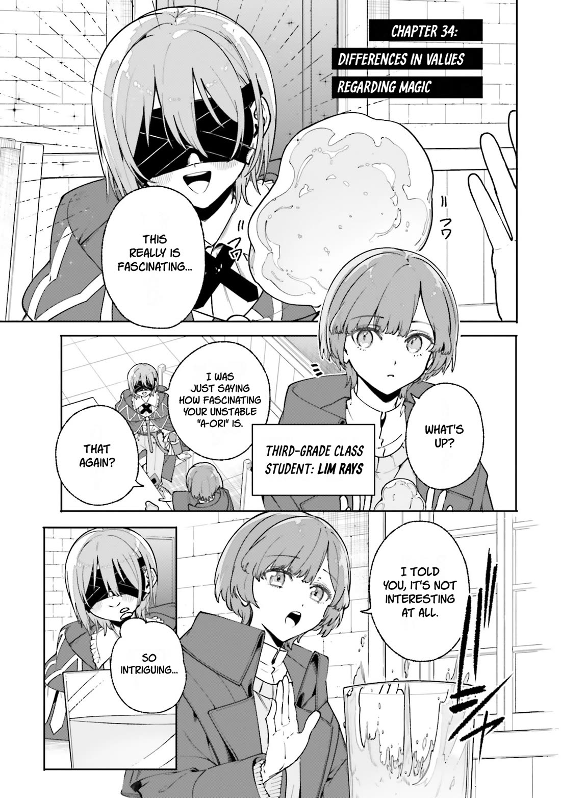 The Magician Kunon Sees Everything Chapter 34 page 1 - Chapter 34: Differences in Values Regarding Magic