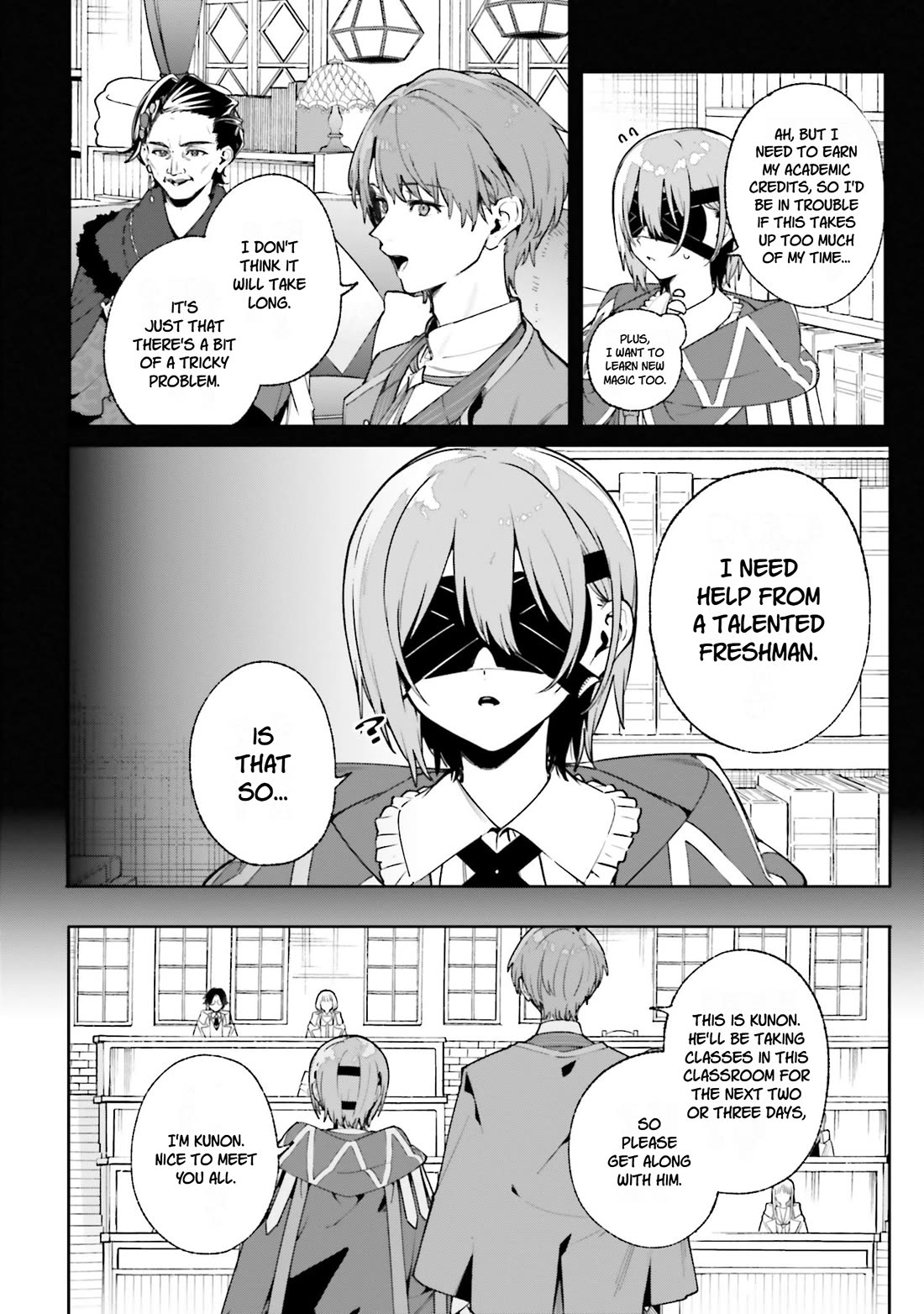 The Magician Kunon Sees Everything Chapter 35 page 4 - Chapter 35: Second Grade Class and the Magic Battle