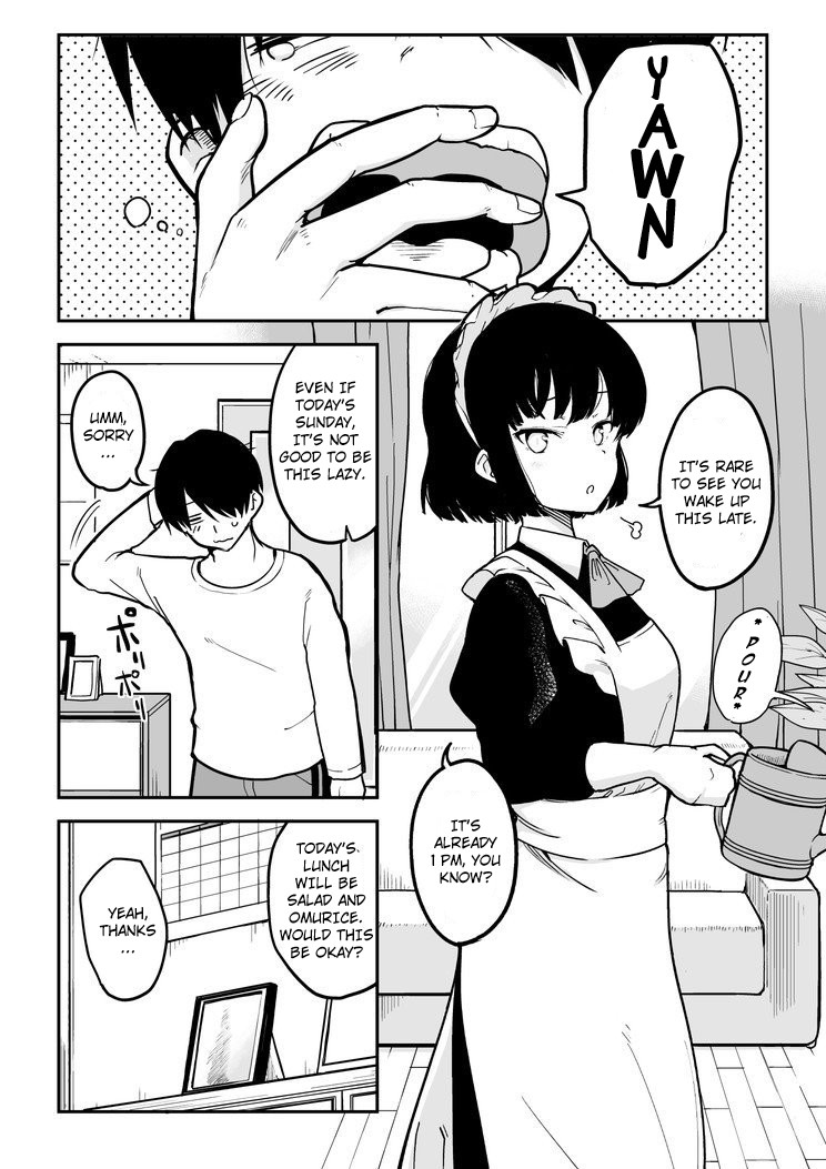 The Maid Who Can't Hide Her Feelings Chapter 1 page 1 - Chapter 1: Meika-san and Omurice