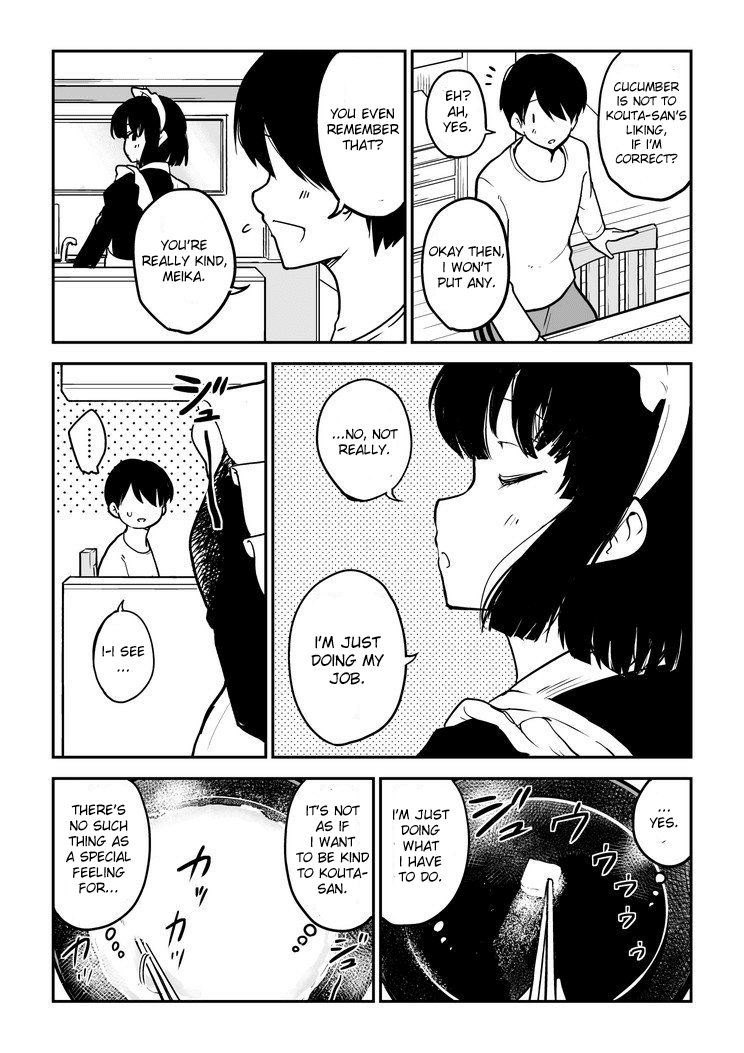 The Maid Who Can't Hide Her Feelings Chapter 1 page 2 - Chapter 1: Meika-san and Omurice