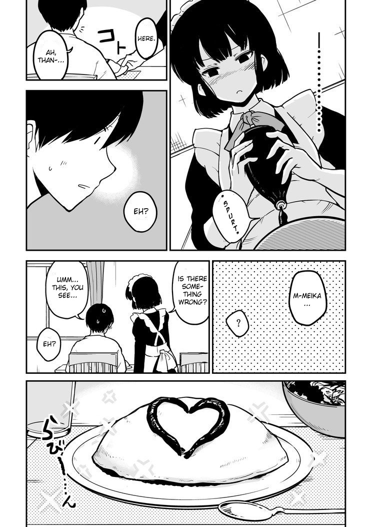 The Maid Who Can't Hide Her Feelings Chapter 1 page 3 - Chapter 1: Meika-san and Omurice