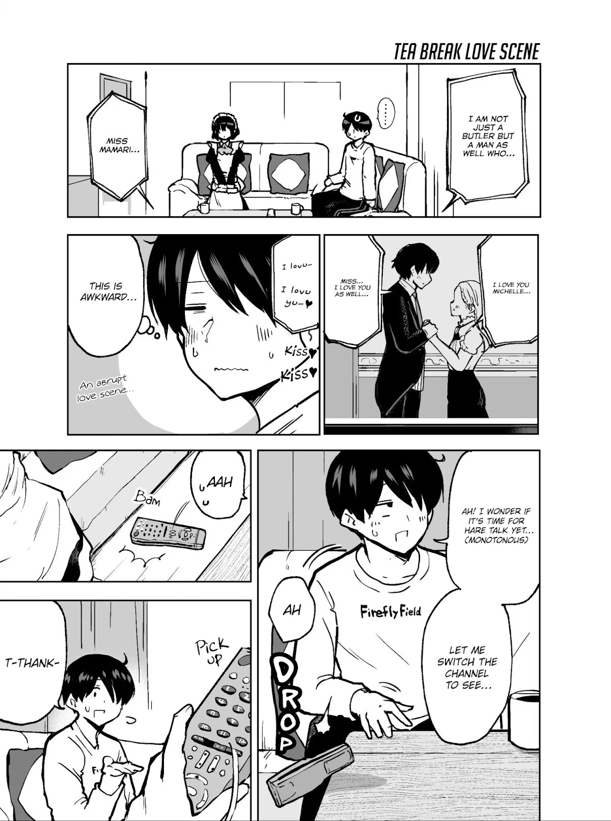 The Maid Who Can't Hide Her Feelings Chapter 11 page 1 - Chapter 11: Tea Break Love Scene
