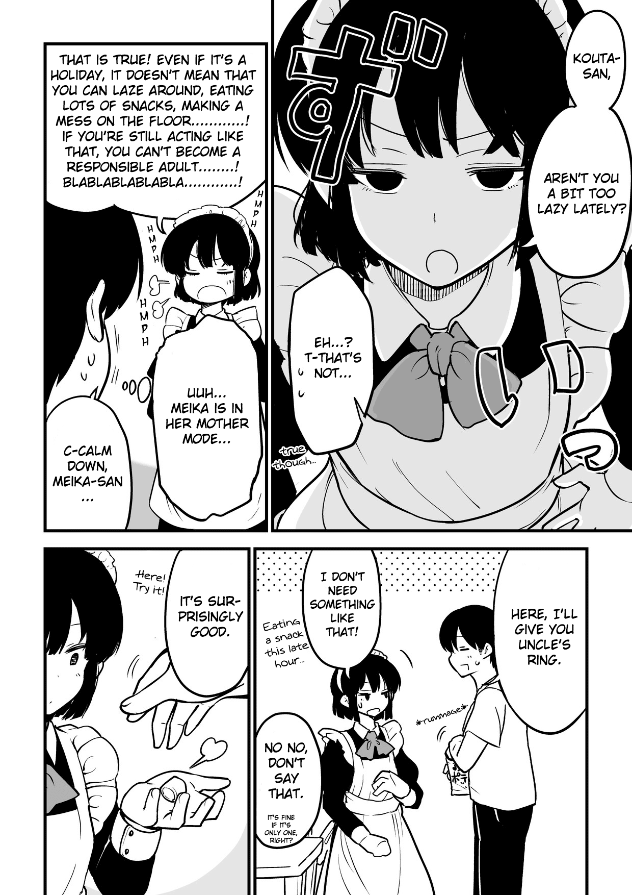 The Maid Who Can't Hide Her Feelings Chapter 4 page 2 - Chapter 4: Meika-san and Ring