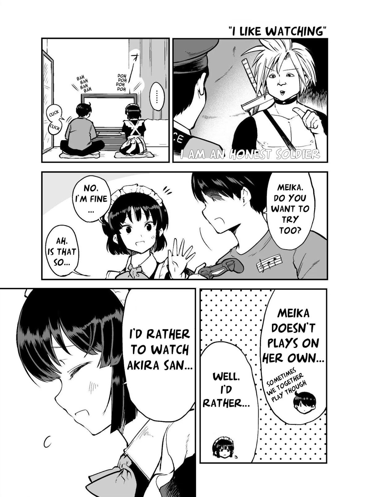 The Maid Who Can't Hide Her Feelings Chapter 9 page 2 - Chapter 9: Meika-san and Video Games