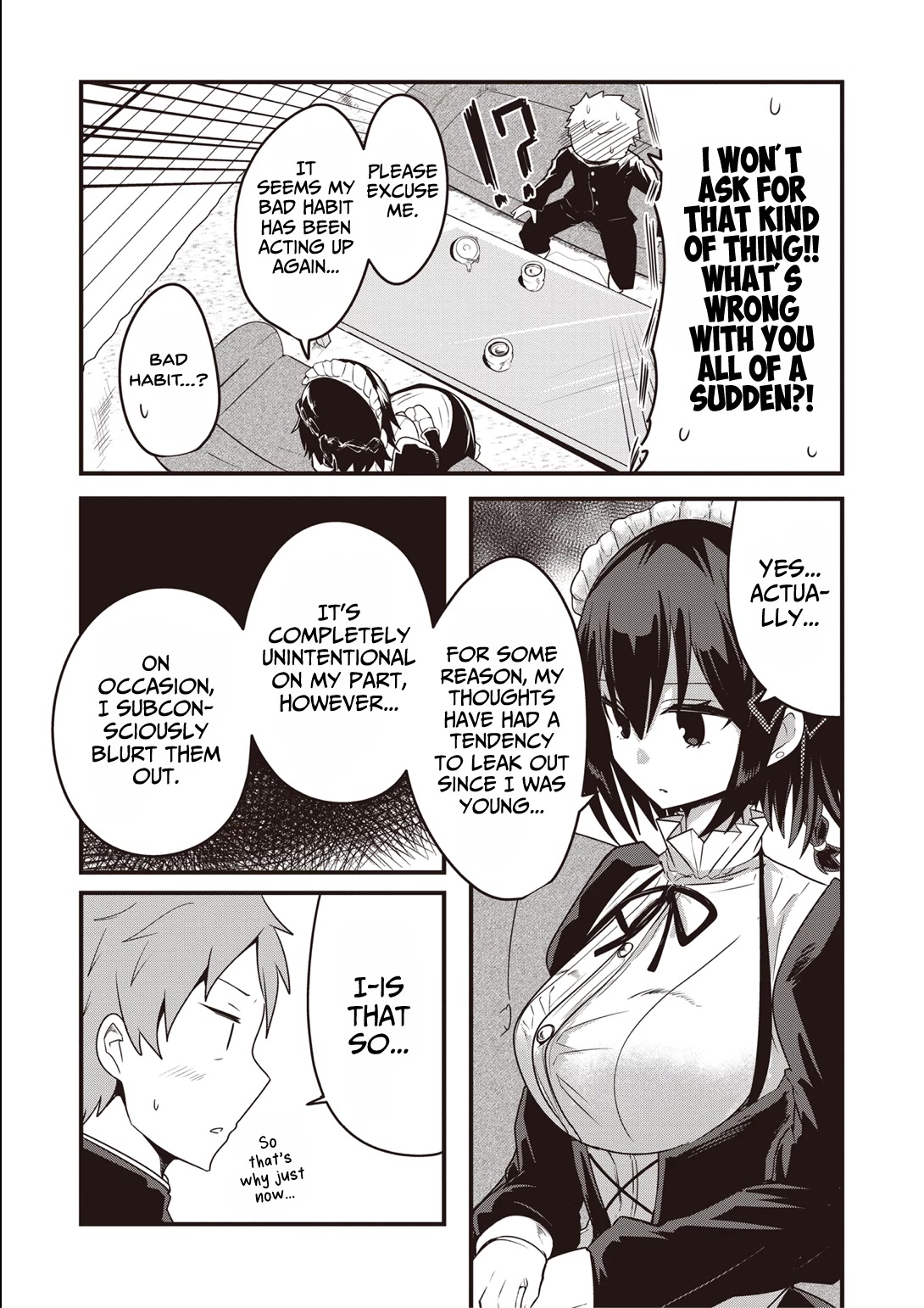 The Maid whose Inner Thoughts Leak Out Easily Chapter 1 page 11 - Chapter 1