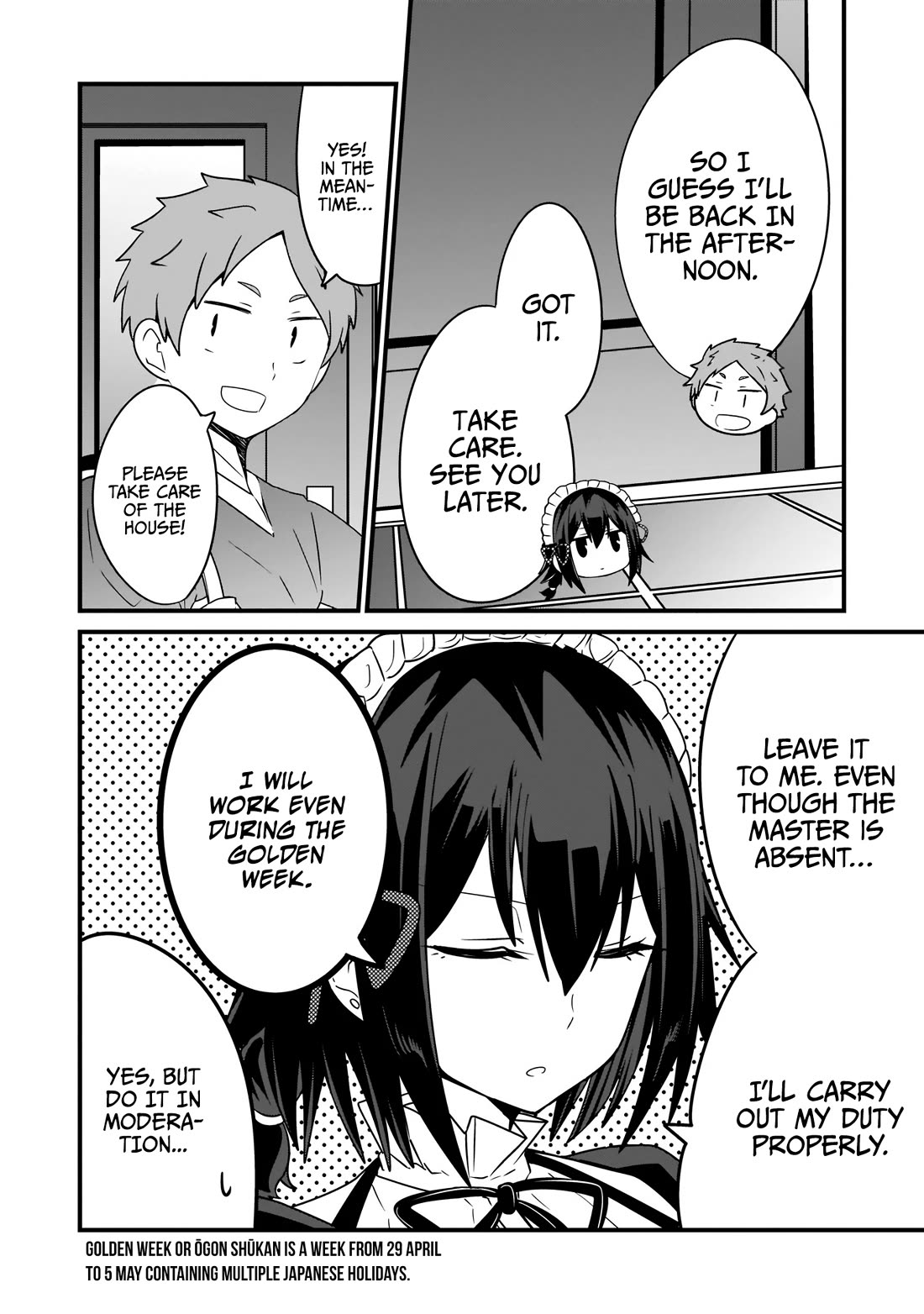 The Maid whose Inner Thoughts Leak Out Easily Chapter 10 page 3 - Chapter 10: Karasuma-san's Golden Week