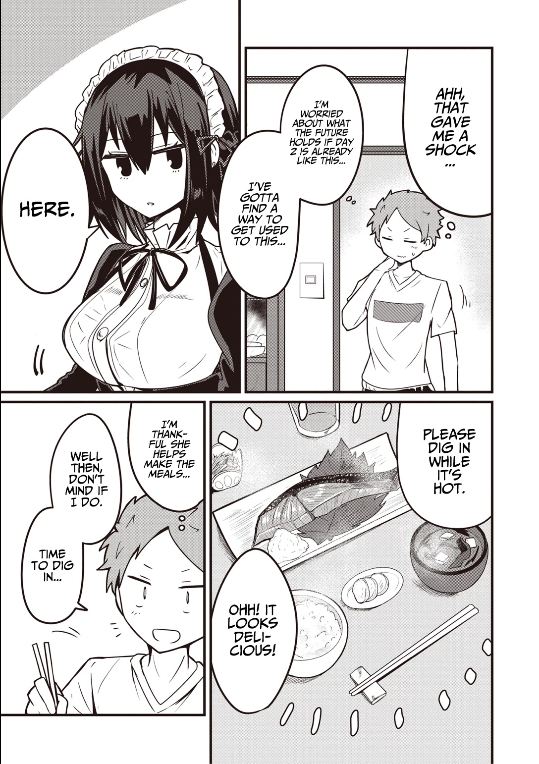 The Maid whose Inner Thoughts Leak Out Easily Chapter 2 page 6 - Chapter 2