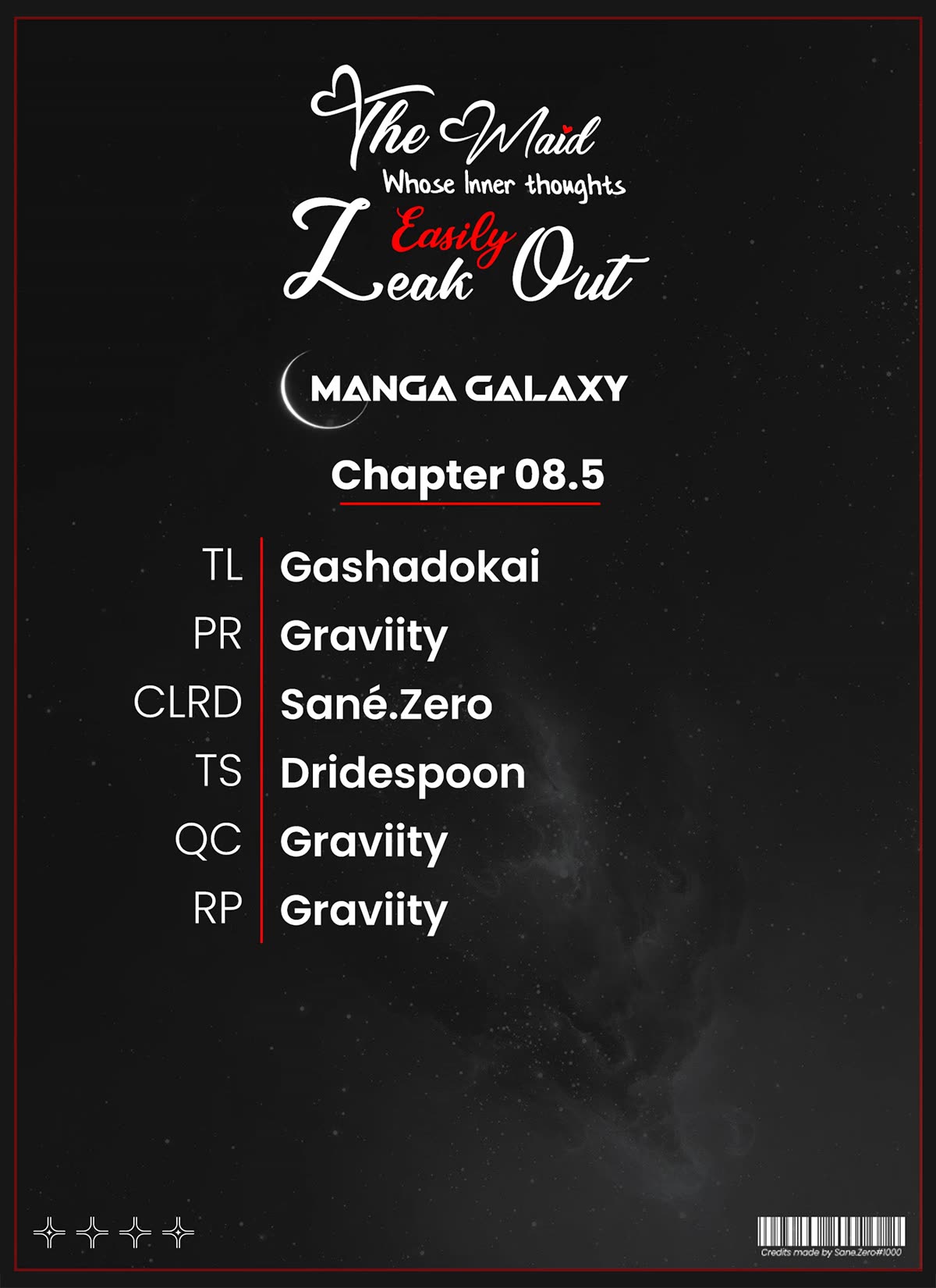 The Maid whose Inner Thoughts Leak Out Easily Chapter 8.5 page 1 - Chapter 8.5