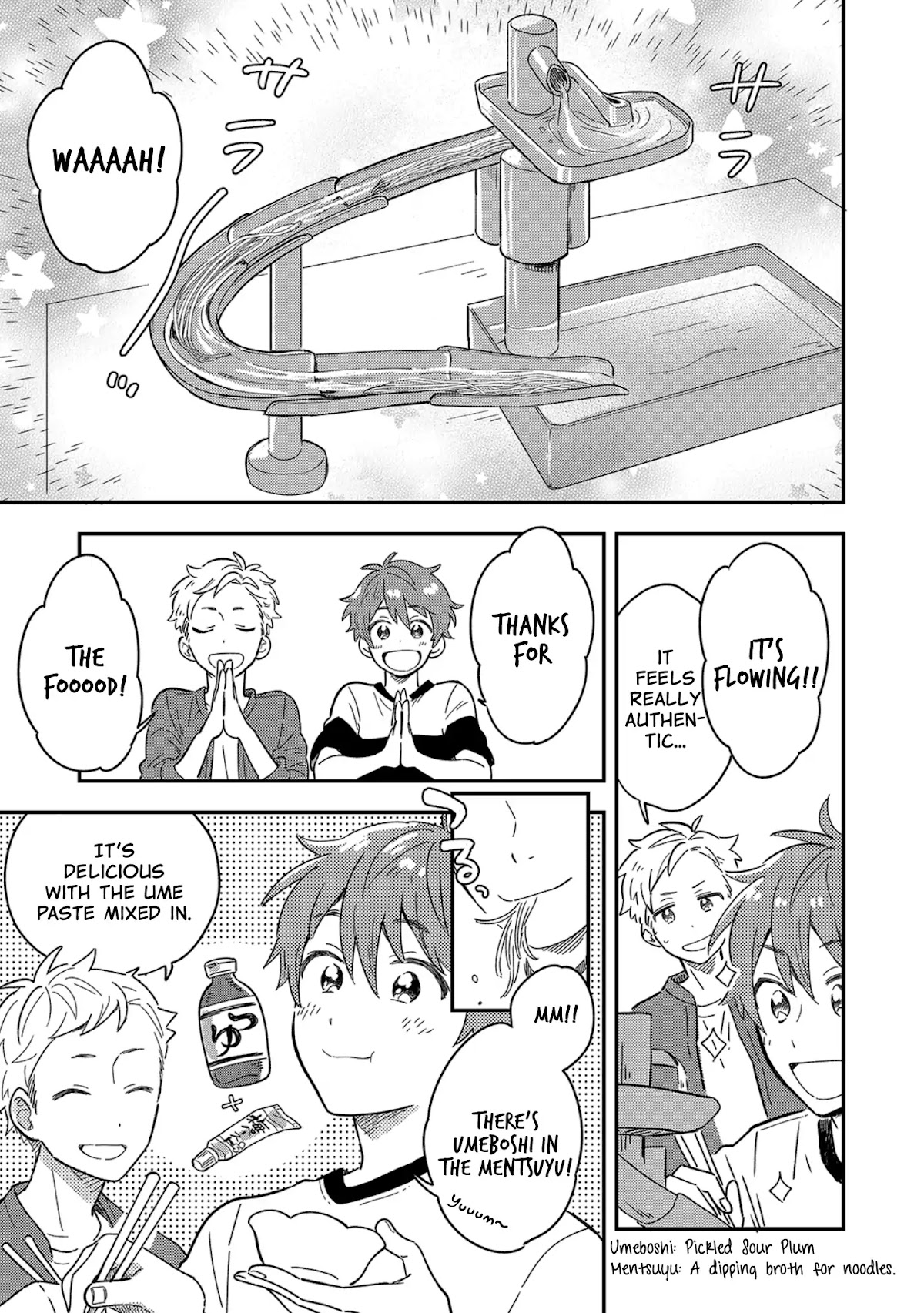 The Male High School Students Are Hungry Again Today Chapter 1 page 7 - Chapter 1: Nagashi Soumen