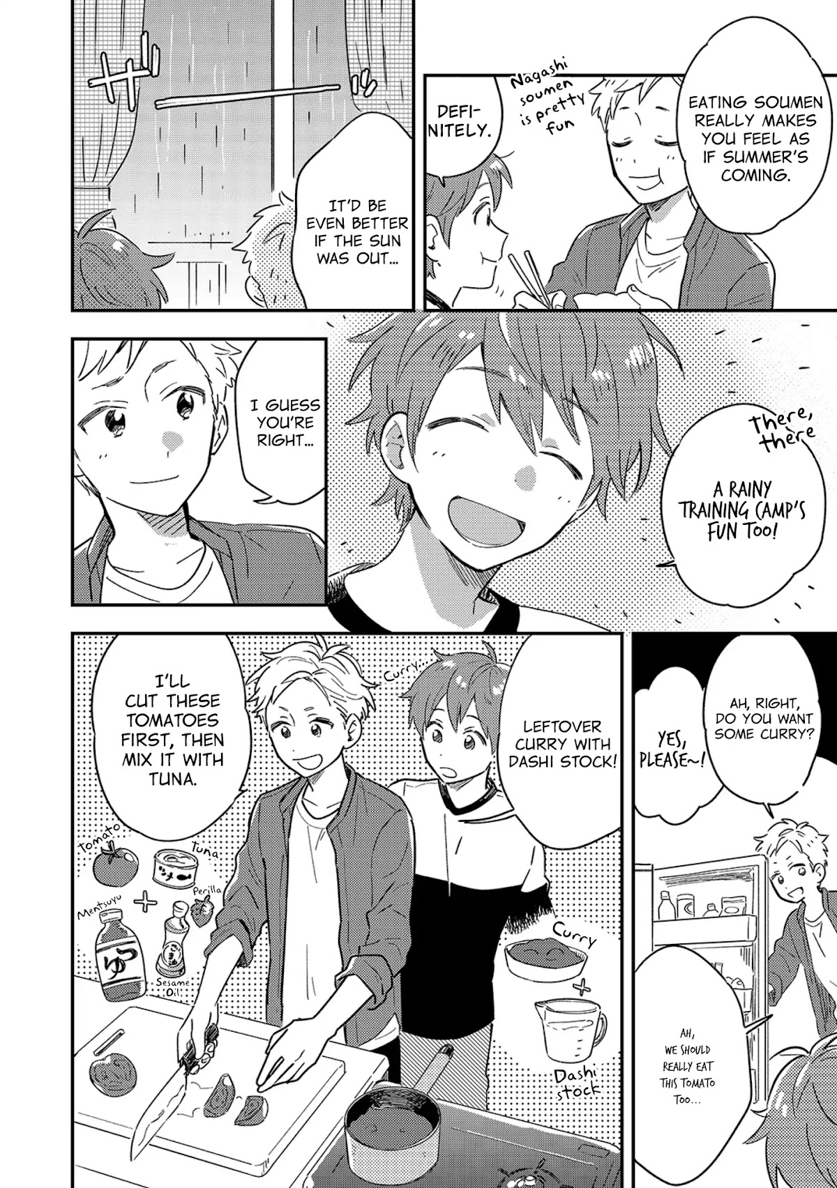 The Male High School Students Are Hungry Again Today Chapter 1 page 8 - Chapter 1: Nagashi Soumen