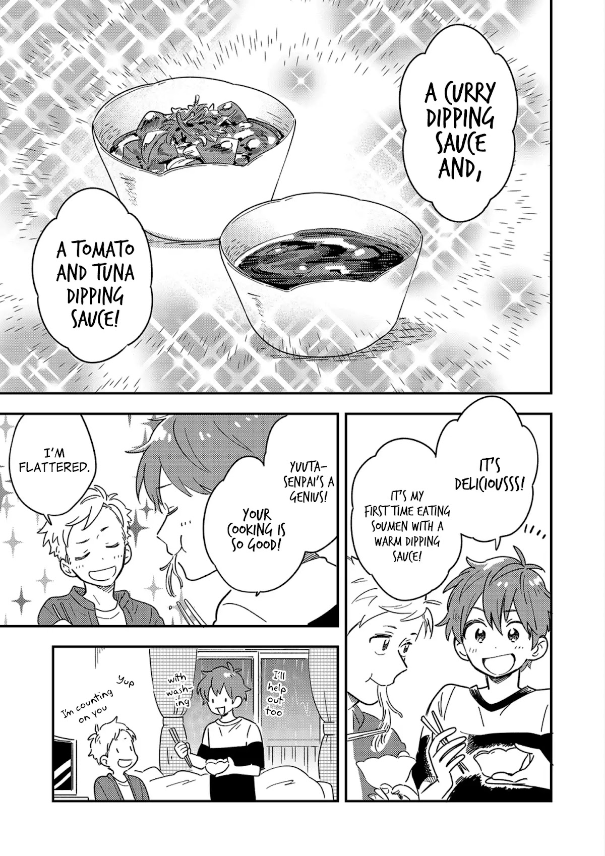 The Male High School Students Are Hungry Again Today Chapter 1 page 9 - Chapter 1: Nagashi Soumen