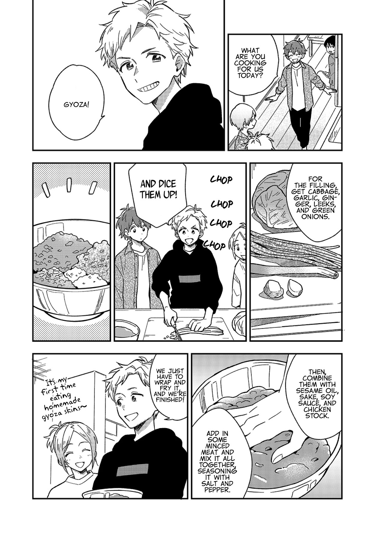 The Male High School Students Are Hungry Again Today Chapter 14 page 7 - Chapter 14: Gyoza Party