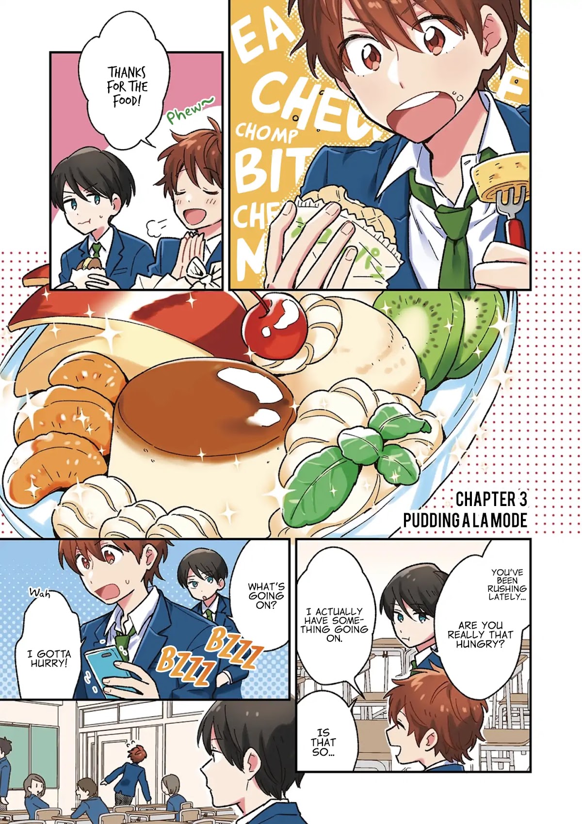 The Male High School Students Are Hungry Again Today Chapter 3 page 2 - Chapter 3: Pudding A la Mode
