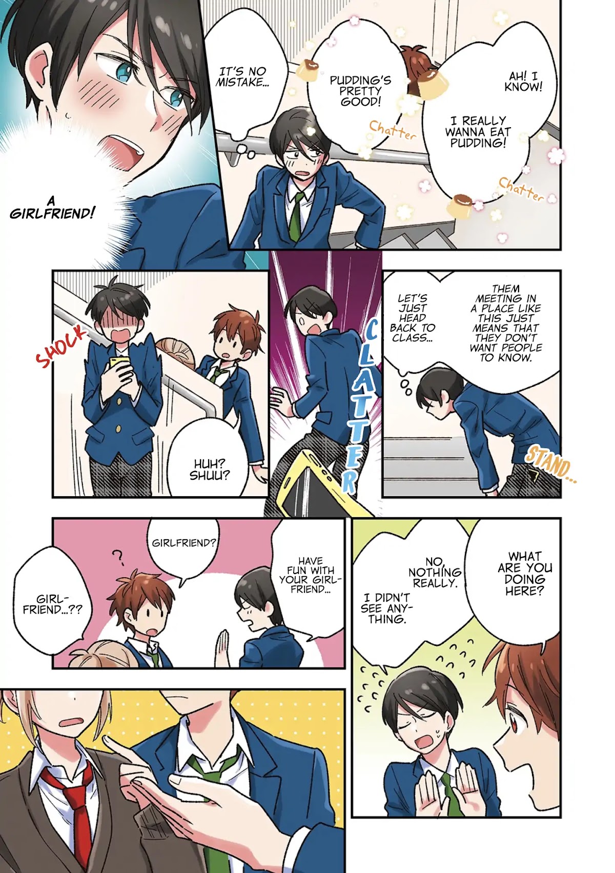 The Male High School Students Are Hungry Again Today Chapter 3 page 4 - Chapter 3: Pudding A la Mode