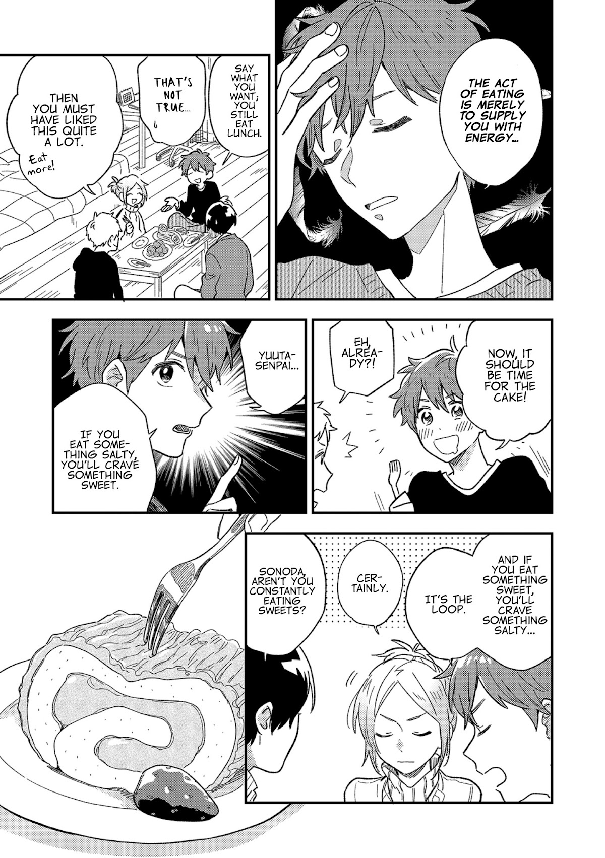 The Male High School Students Are Hungry Again Today Chapter 5 page 10 - Chapter 5: Cake styled like Bûche de Noël