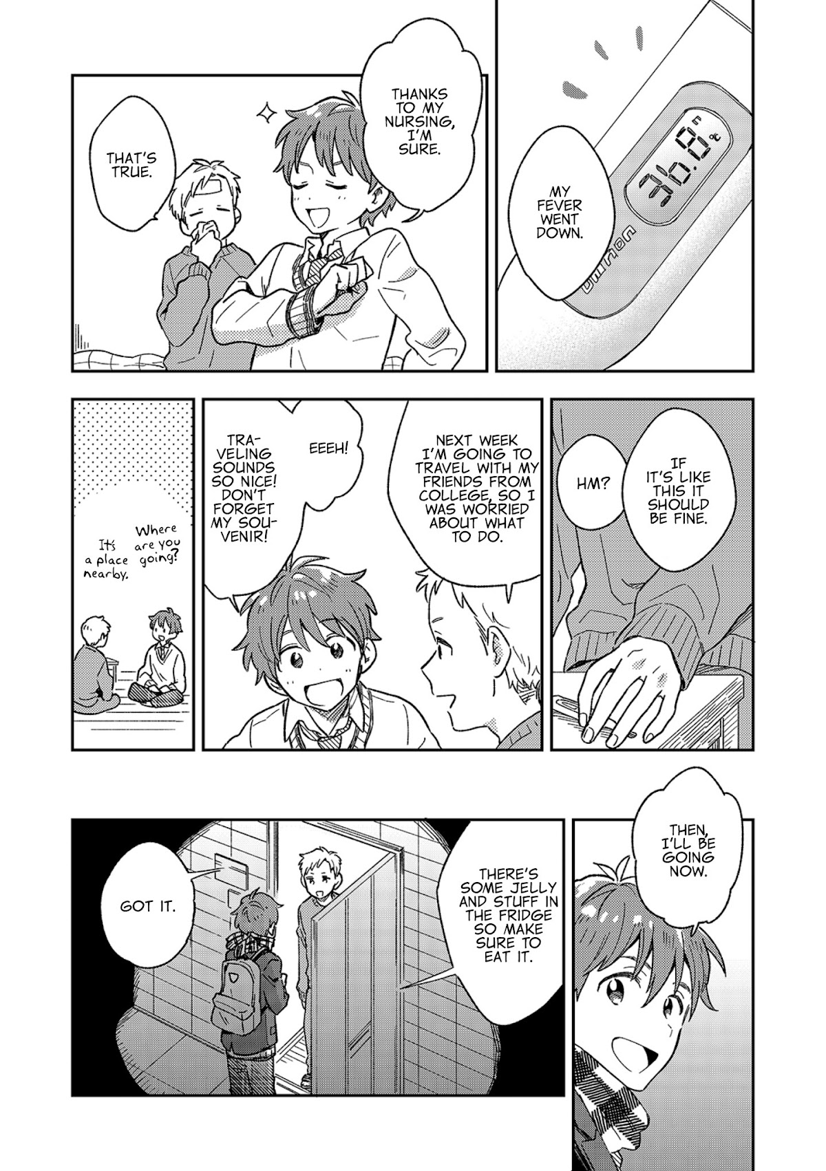 The Male High School Students Are Hungry Again Today Chapter 6 page 10 - Chapter 6: Riku's Udon for a Sick Visit
