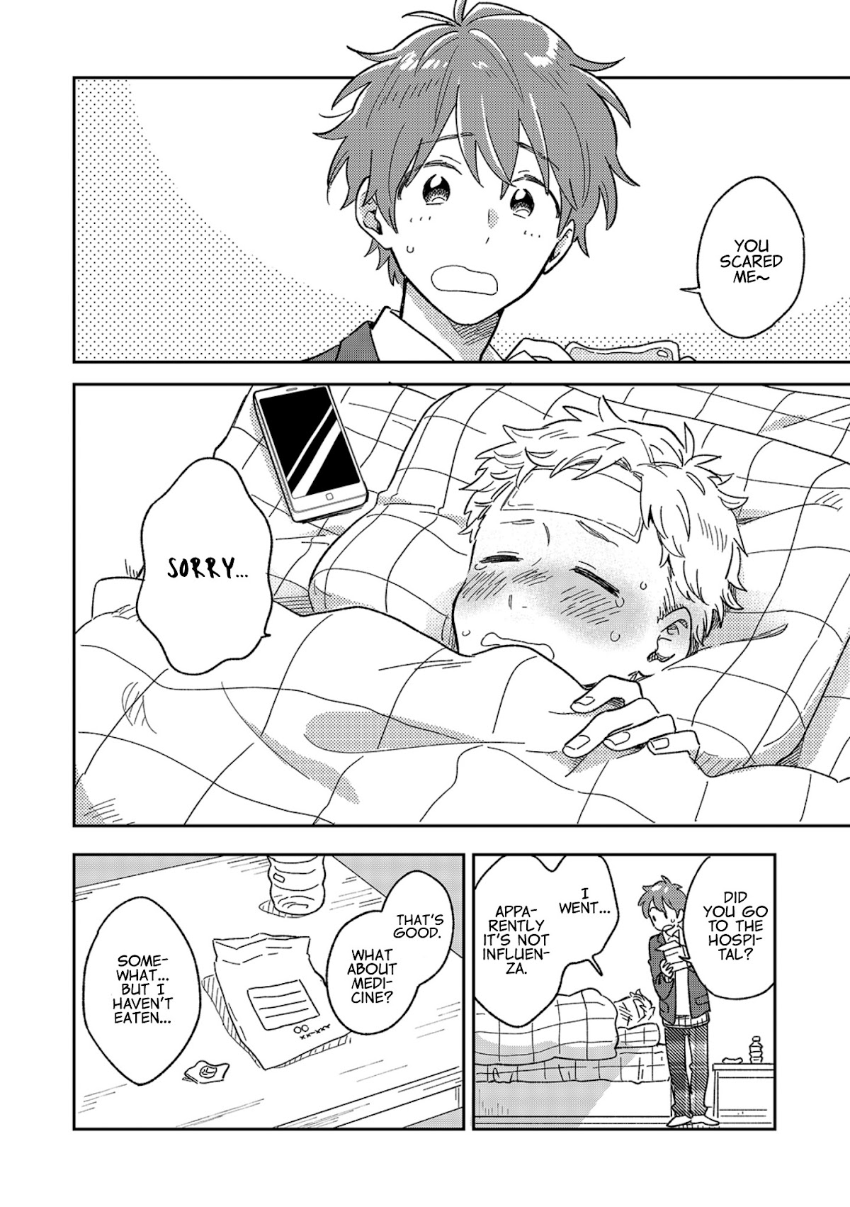 The Male High School Students Are Hungry Again Today Chapter 6 page 3 - Chapter 6: Riku's Udon for a Sick Visit