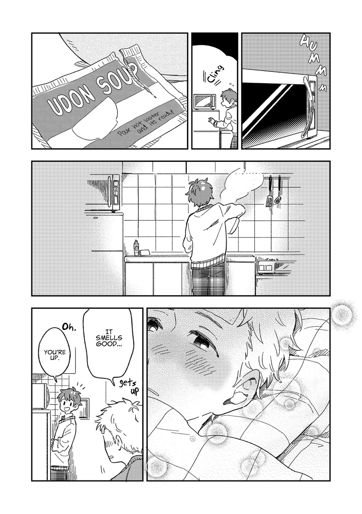 The Male High School Students Are Hungry Again Today Chapter 6 page 5 - Chapter 6: Riku's Udon for a Sick Visit