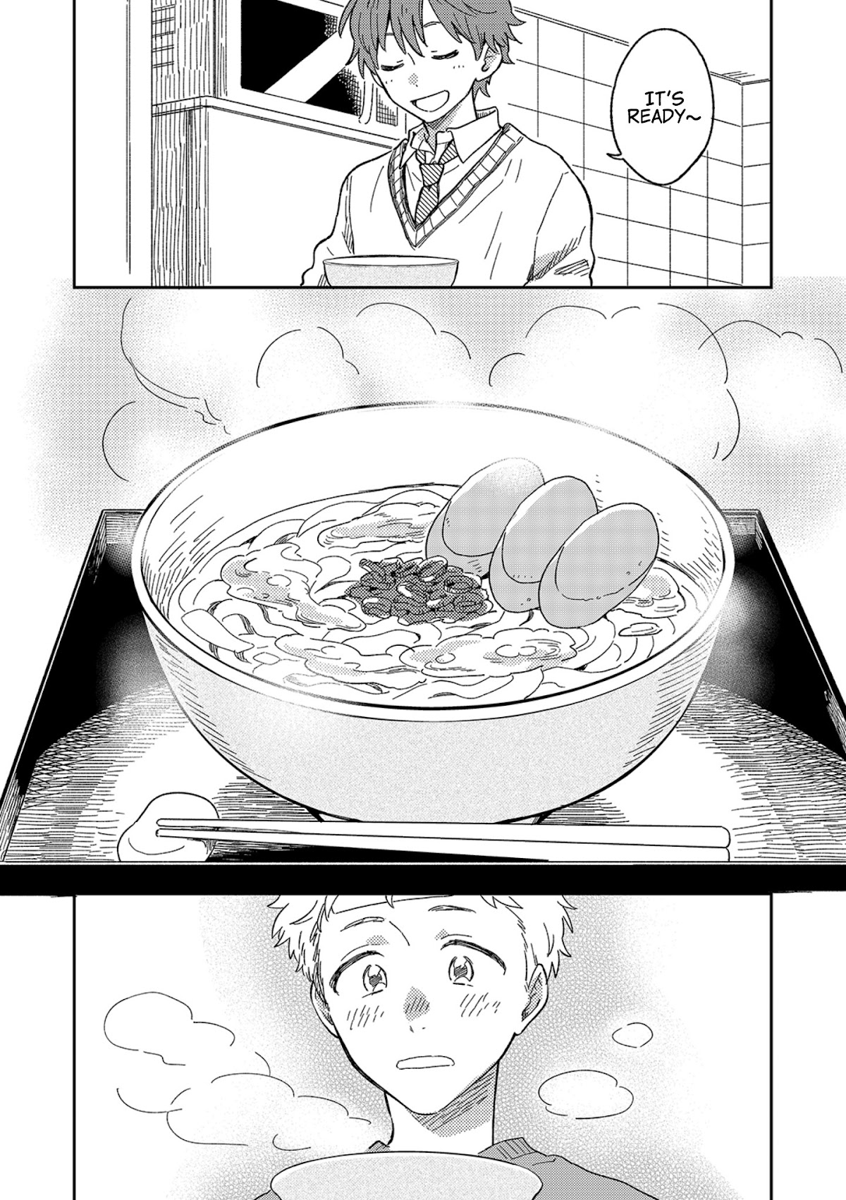 The Male High School Students Are Hungry Again Today Chapter 6 page 6 - Chapter 6: Riku's Udon for a Sick Visit
