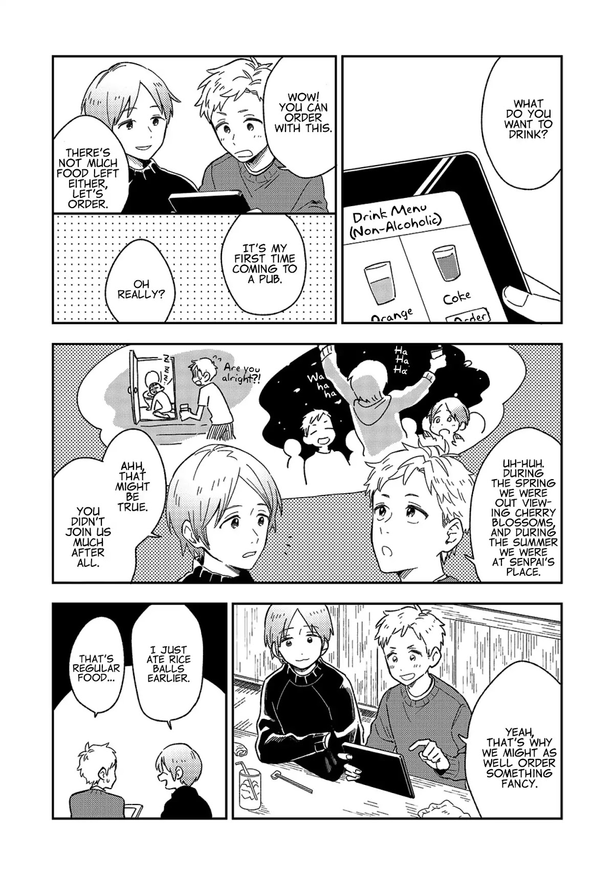 The Male High School Students Are Hungry Again Today Chapter 8 page 4 - Chapter 8: Izakaya
