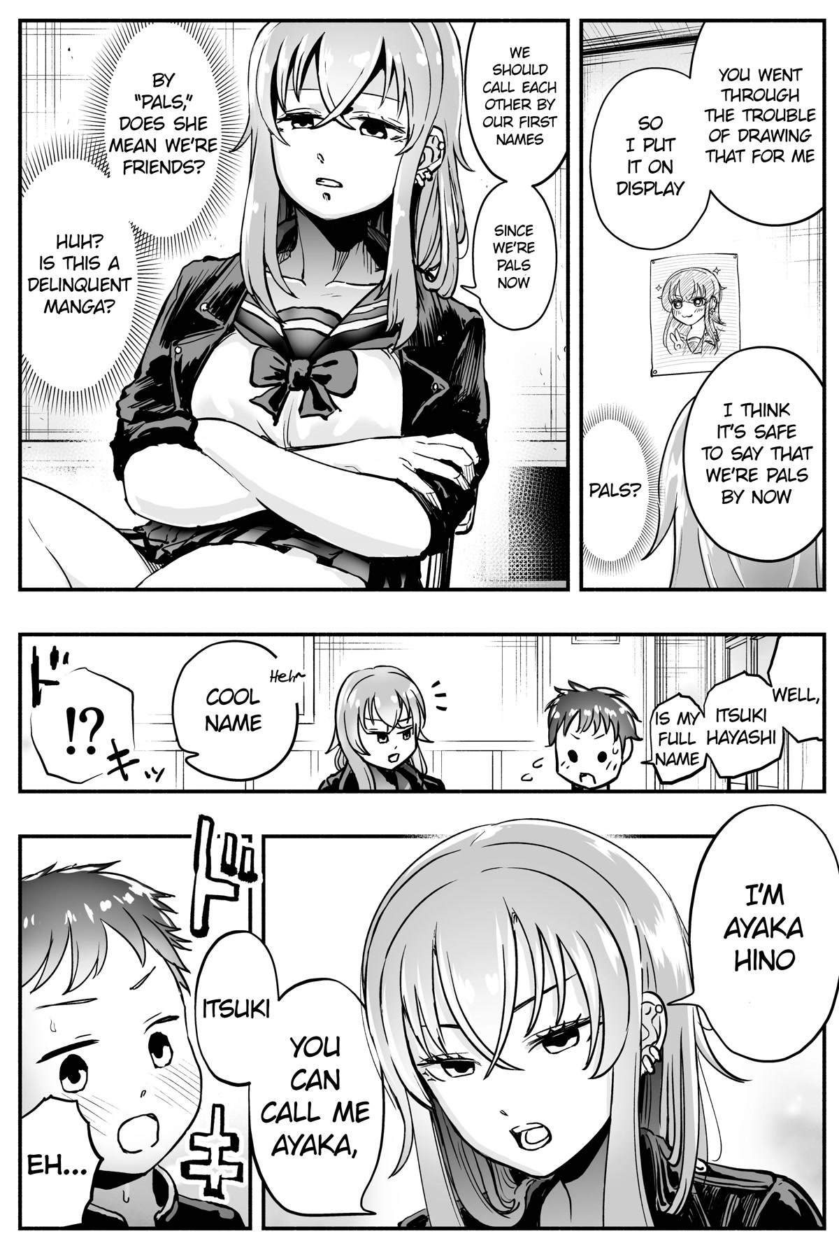 The Many Weaknesses of Ayaka the Yankee JK Chapter 2 page 2 - Chapter 2
