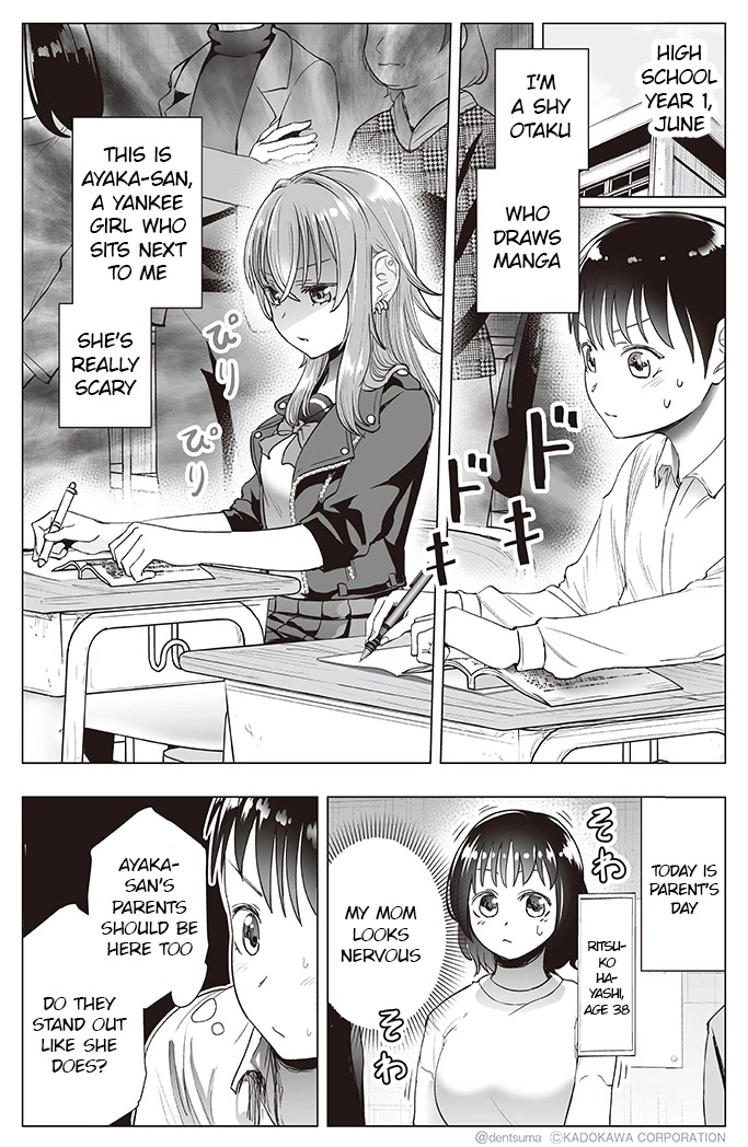 The Many Weaknesses of Ayaka the Yankee JK Chapter 28 page 1 - Chapter 28