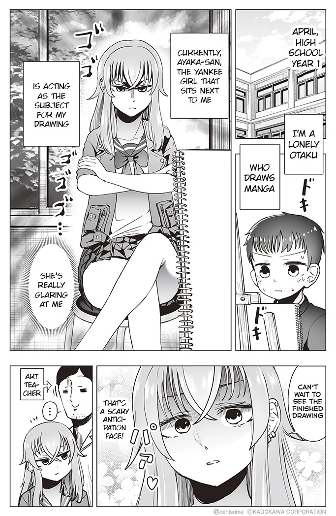 The Many Weaknesses of Ayaka the Yankee JK Chapter 8 page 1 - Chapter 8