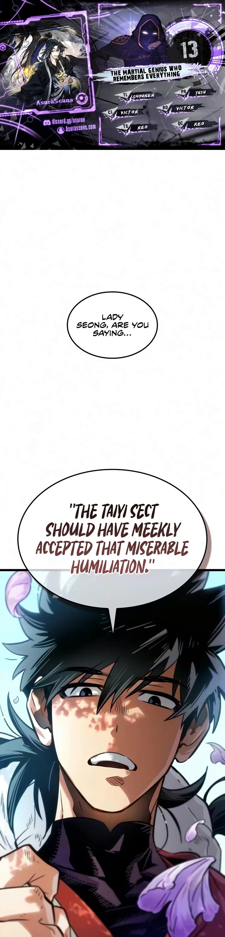 The Martial Genius Who Remembers Everything Chapter 13 page 1 - Chapter 13