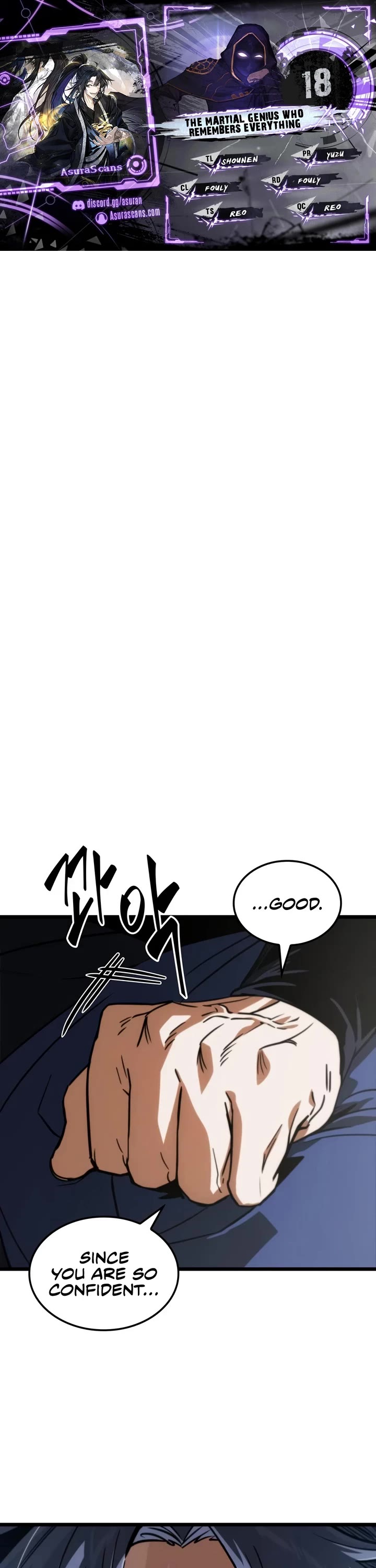 The Martial Genius Who Remembers Everything Chapter 18 page 1 - Chapter 18