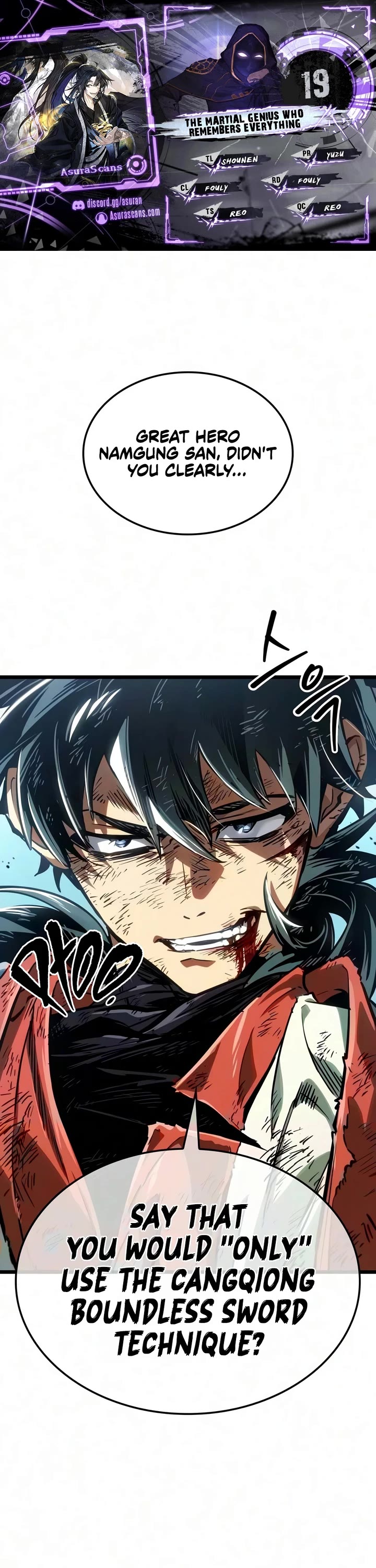 The Martial Genius Who Remembers Everything Chapter 19 page 1 - Chapter 19