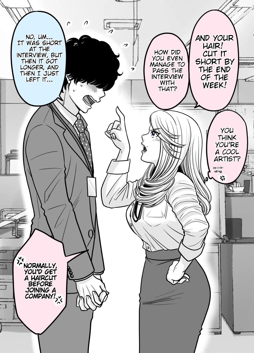 The Mentor and the New Employee Who Gradually Change Each Other Chapter 3 page 1 - Chapter 3