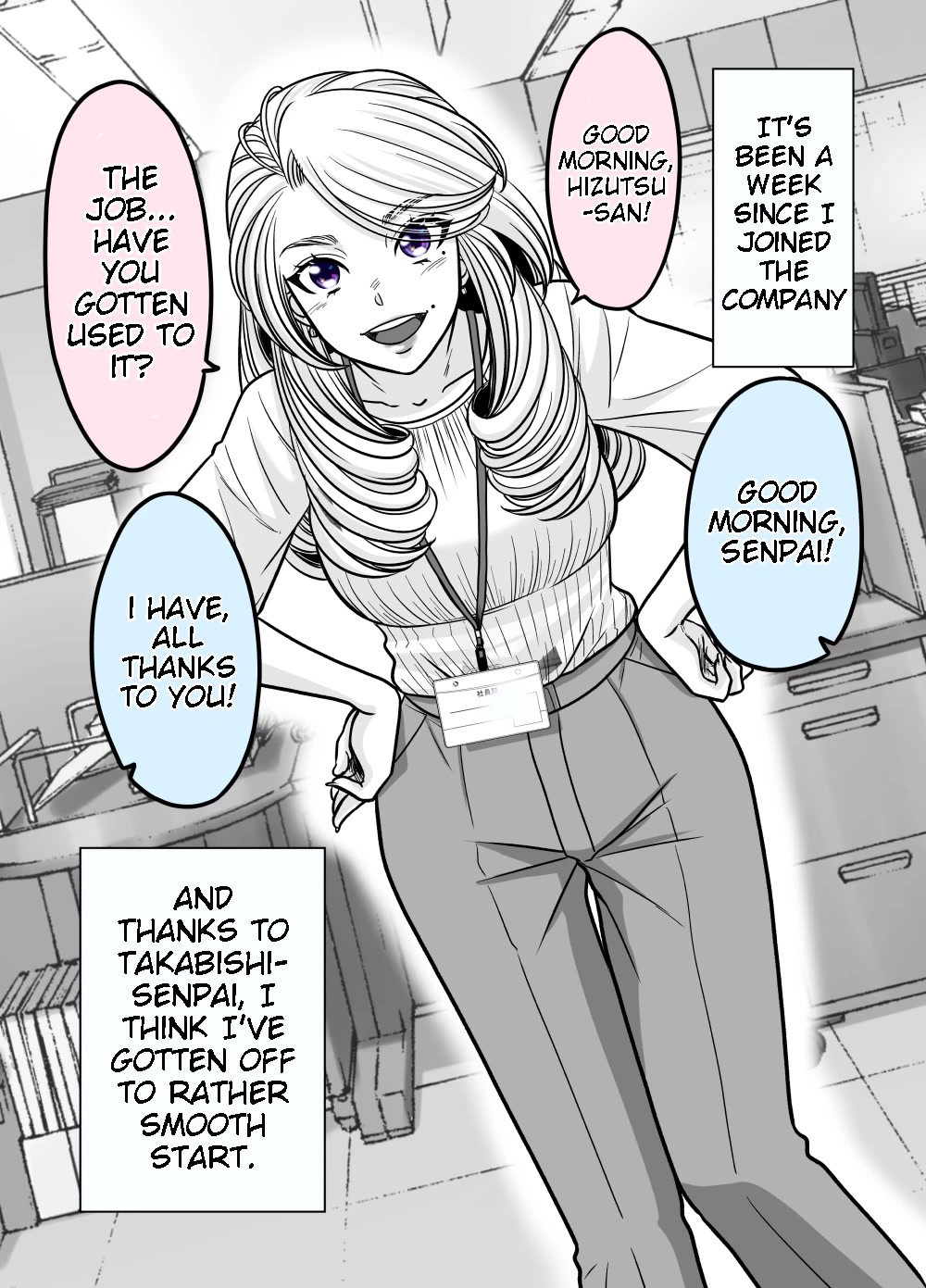 The Mentor and the New Employee Who Gradually Change Each Other Chapter 8 page 1 - Chapter 8