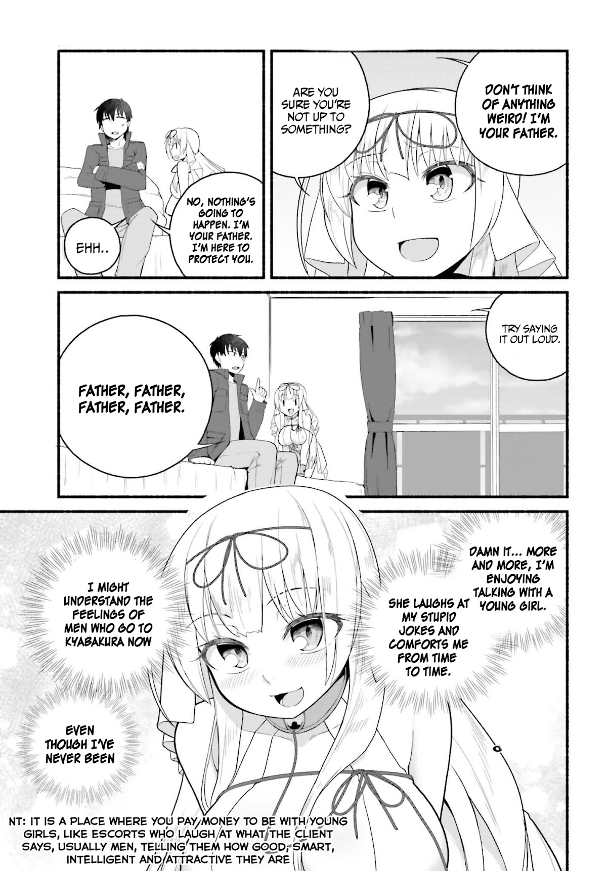 The Middle-aged Man Who Just Returned From Another World Melts His Fathercon Daughters With His Paternal Skill Chapter 4.1 page 12 - Chapter 4.1