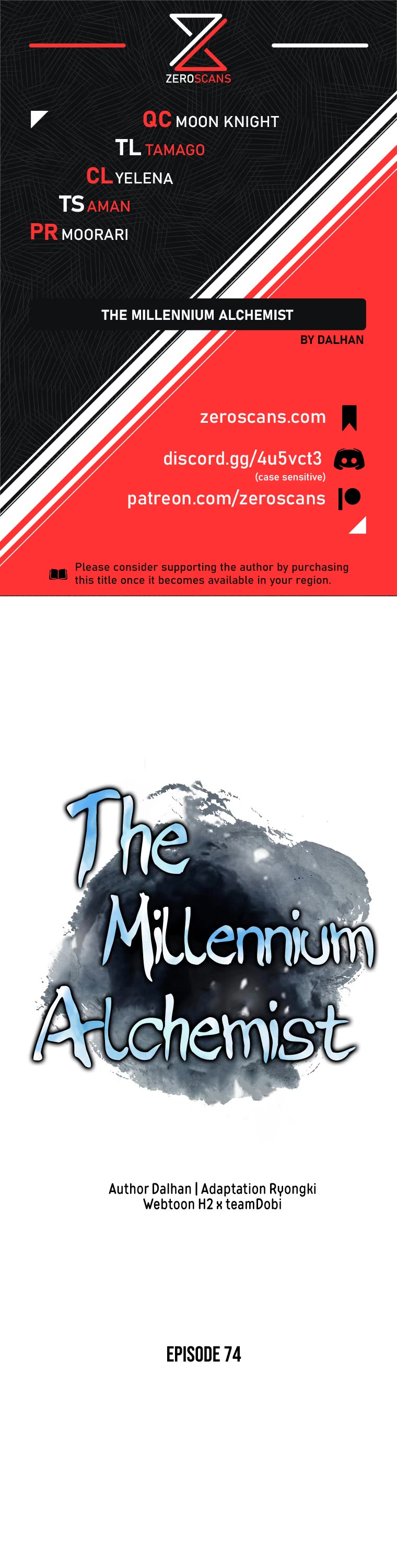 The Millennium Alchemist Chapter 74 page 1 - Chapter 74