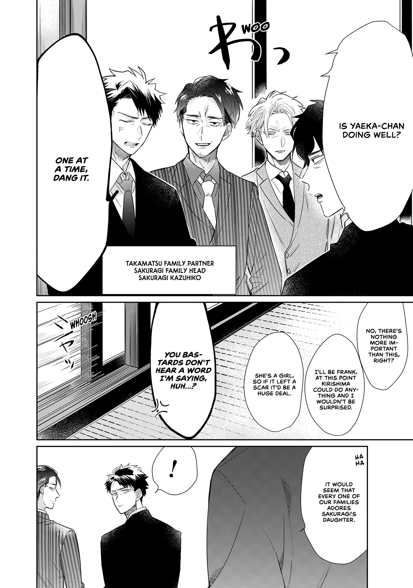 The Mob Boss’s Daughter and Her Caretaker Chapter 40 page 8 - Chapter 40: The Gathering of the Takamatsu Family