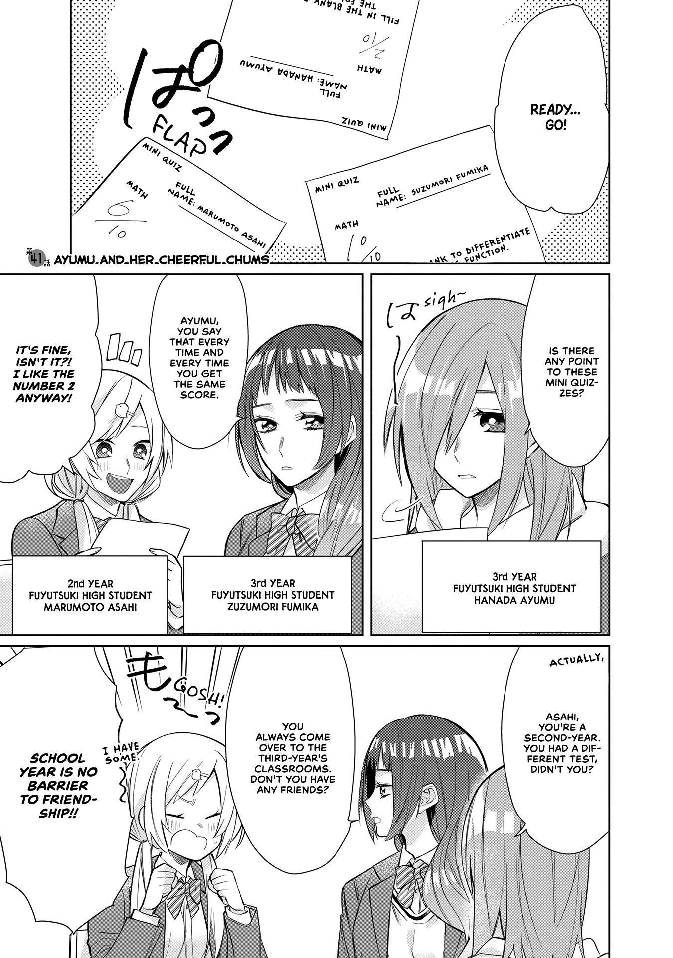 The Mob Boss’s Daughter and Her Caretaker Chapter 41 page 1 - Chapter 41: Ayumu and Her Cheerful Chums