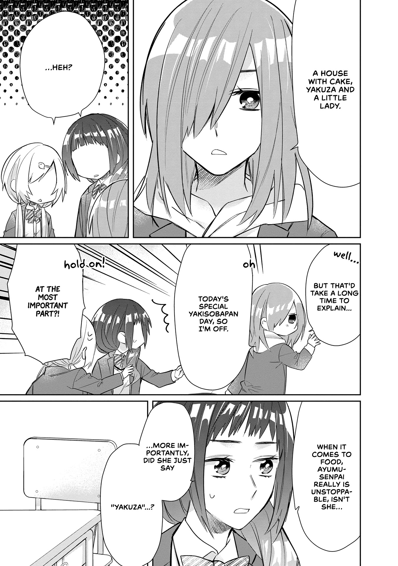The Mob Boss’s Daughter and Her Caretaker Chapter 41 page 5 - Chapter 41: Ayumu and Her Cheerful Chums