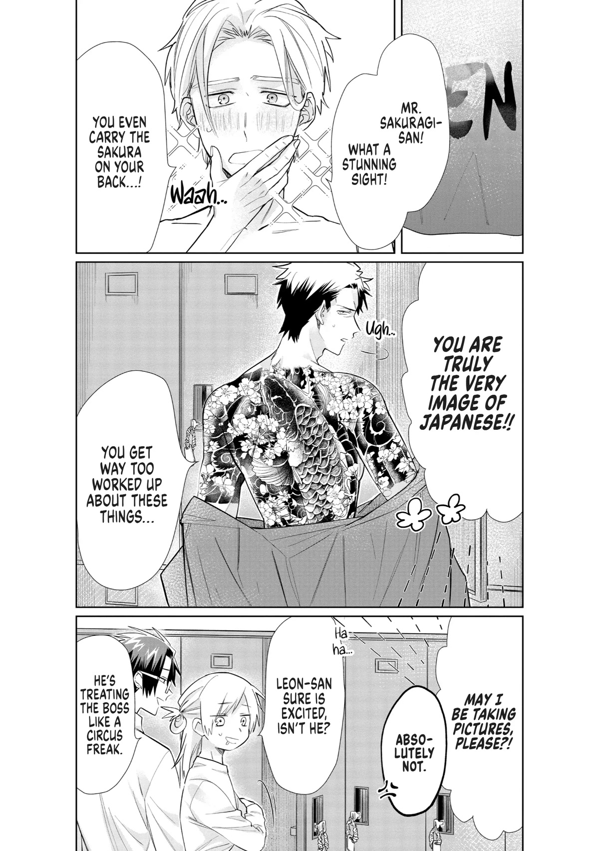 The Mob Boss’s Daughter and Her Caretaker Chapter 43 page 4 - Chapter 43: Yakuza Bathhouse Blitz