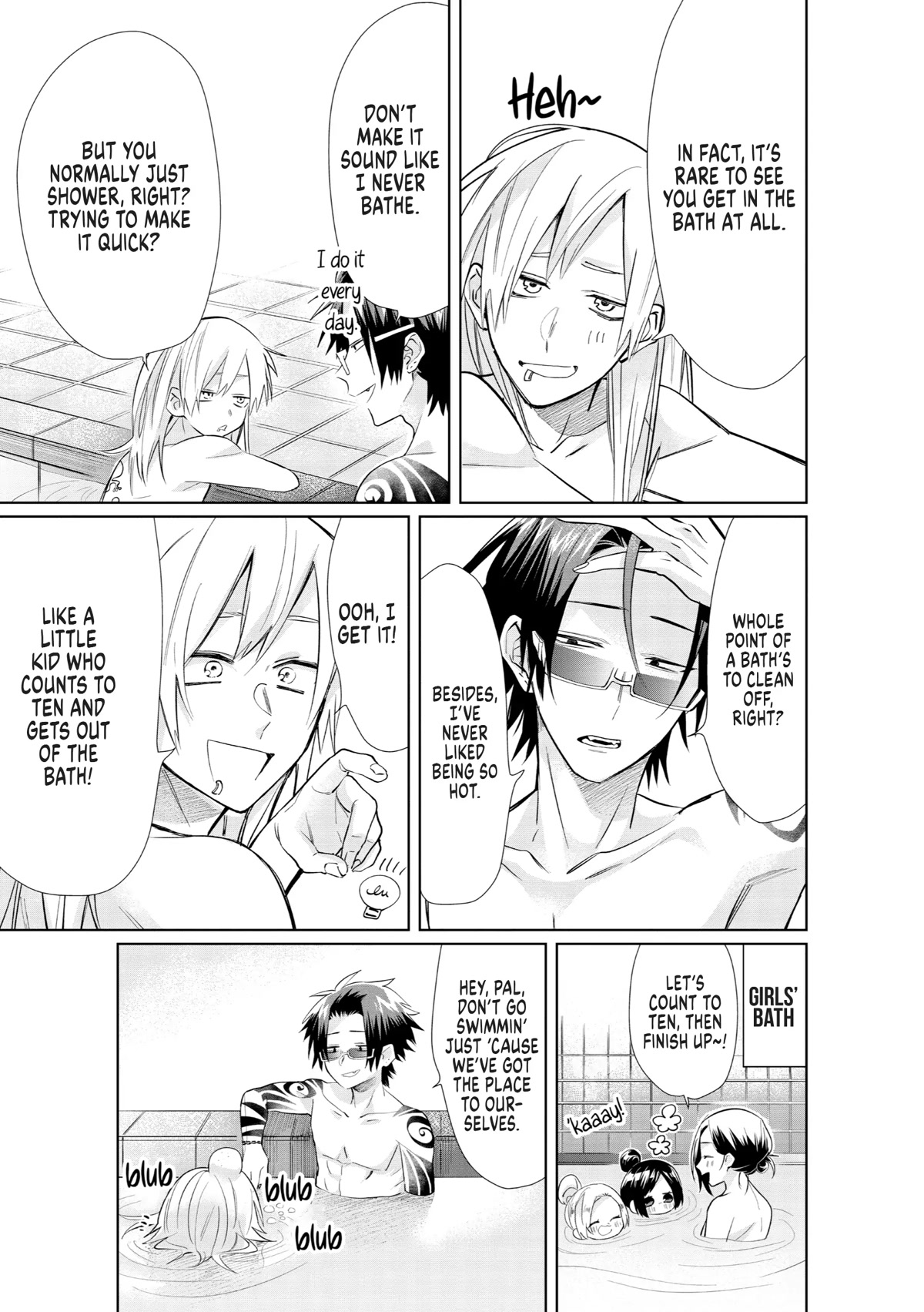 The Mob Boss’s Daughter and Her Caretaker Chapter 43 page 7 - Chapter 43: Yakuza Bathhouse Blitz