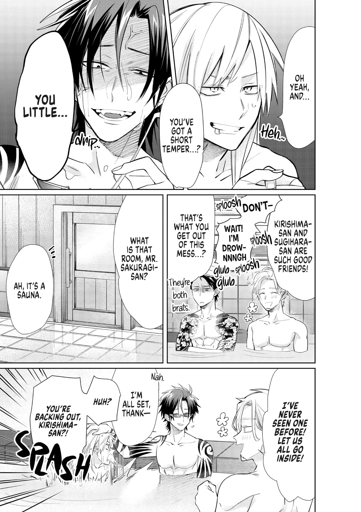 The Mob Boss’s Daughter and Her Caretaker Chapter 43 page 9 - Chapter 43: Yakuza Bathhouse Blitz