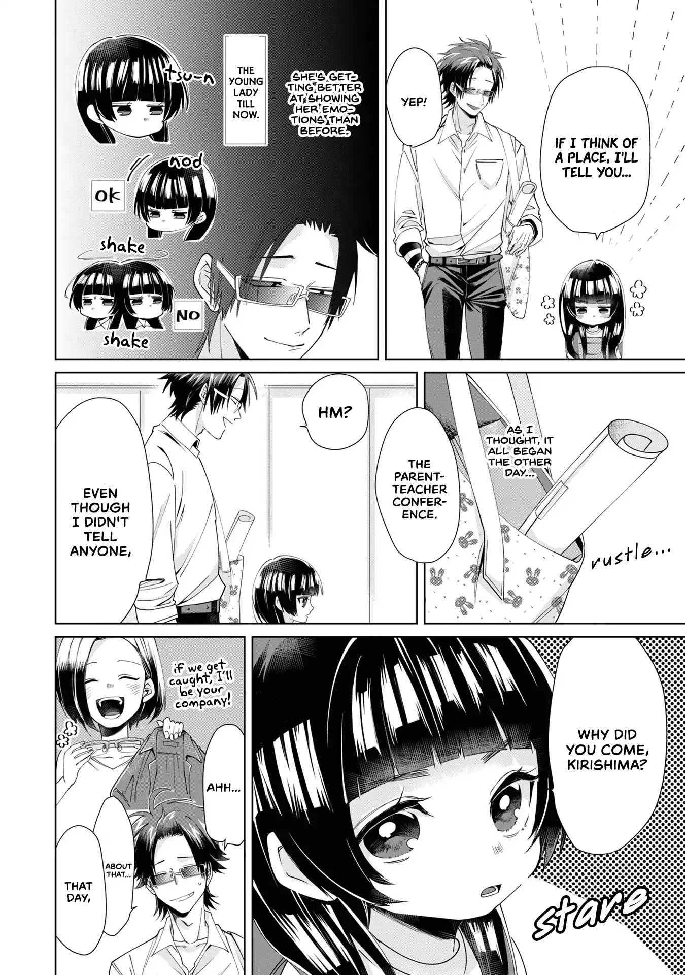The Mob Boss’s Daughter and Her Caretaker Chapter 5 page 2 - Chapter 5: Will he be happy?