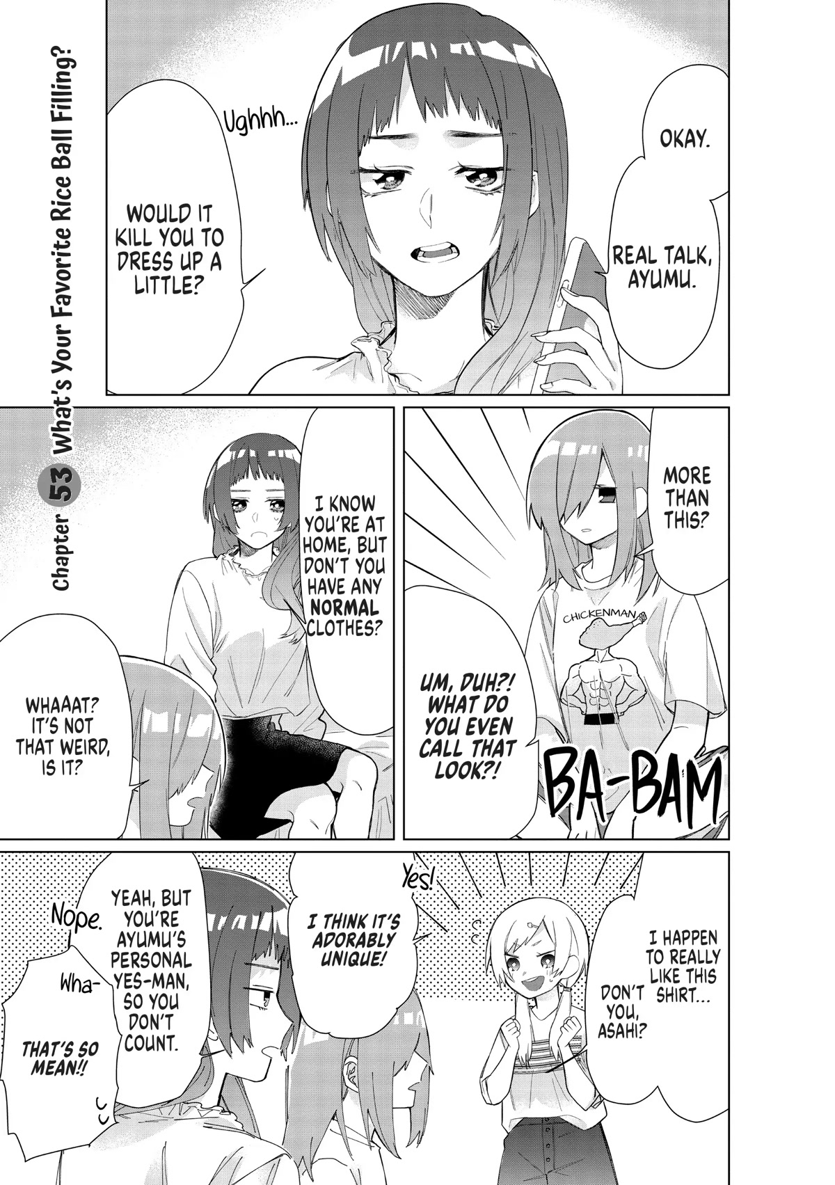 The Mob Boss’s Daughter and Her Caretaker Chapter 53 page 1 - Chapter 53: What's Your Favorite Rice Ball Filling?