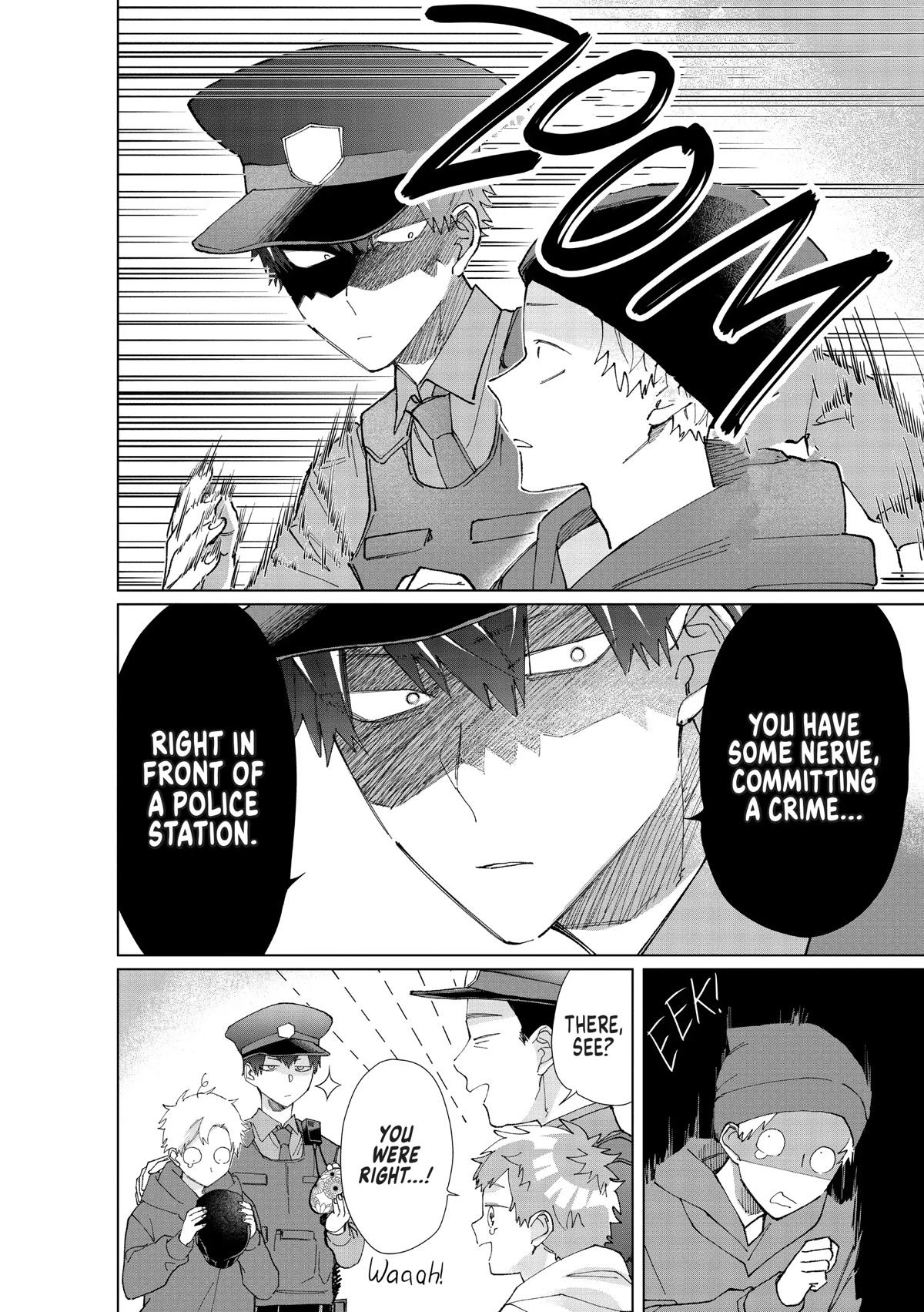The Mob Boss’s Daughter and Her Caretaker Chapter 55.6 page 10 - Chapter 55.6: Extra 2: Kaede's Dad is a Robot Policeman