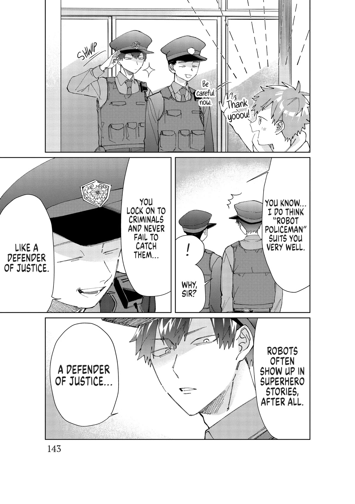 The Mob Boss’s Daughter and Her Caretaker Chapter 55.6 page 11 - Chapter 55.6: Extra 2: Kaede's Dad is a Robot Policeman